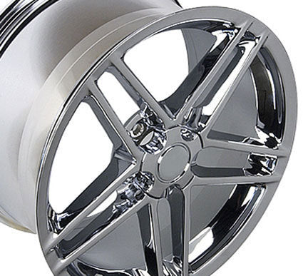 C6 Z06 CHROME 18X9.5 WHEELS, SET OF 4, REPLICA