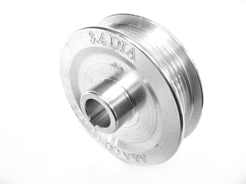 A & A VORTECH SUPERCHARGER PULLEY CORVETTE 6-RIB, SELECT APPLICATION