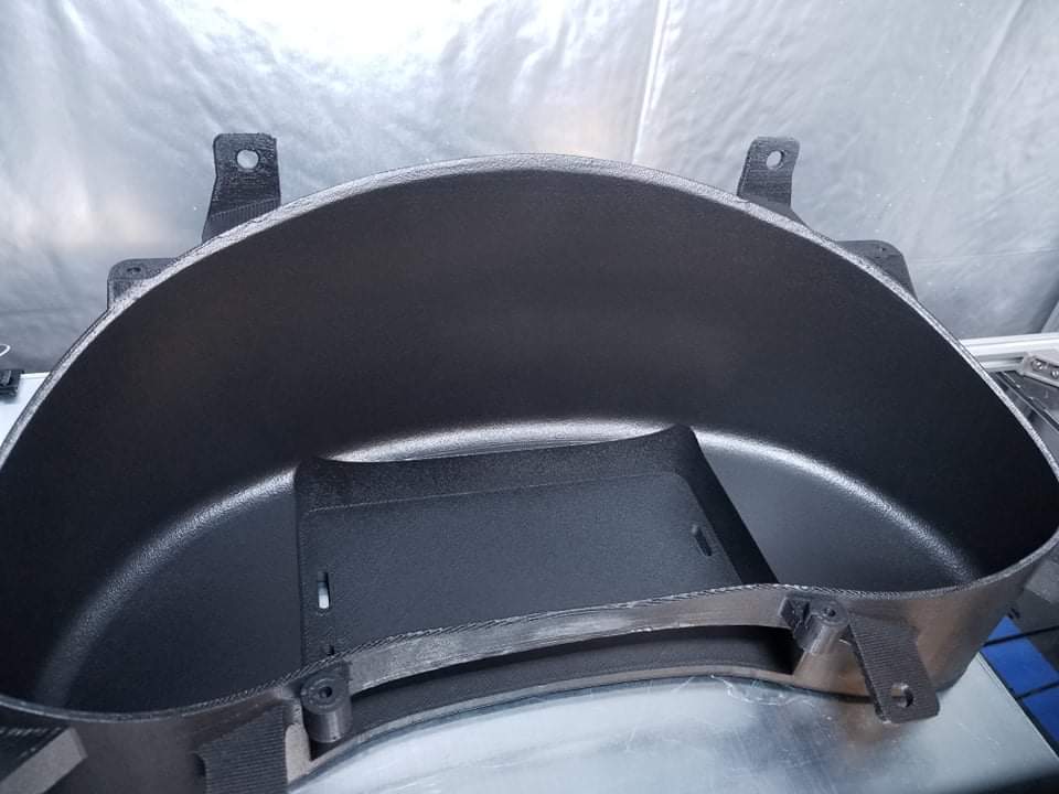Corvette Innovationz Holley 7" dash mount