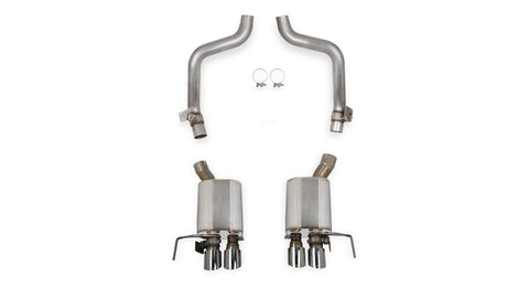 HOOKER BLACKHEART AXLE-BACK W/DUAL MODE MUFFLERS NPP 2014-2015 C7 CORVETTE 3" 304SS AXLE-BACK EXHAUST WITH DUAL MODE MUFFLERS NPP