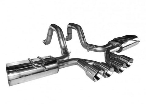 KOOKS AXLE BACK EXHAUST SYSTEM, 1997-04 CORVETTE C5 & Z06, OEM X 2.5" WITH POLISHED TIPS
