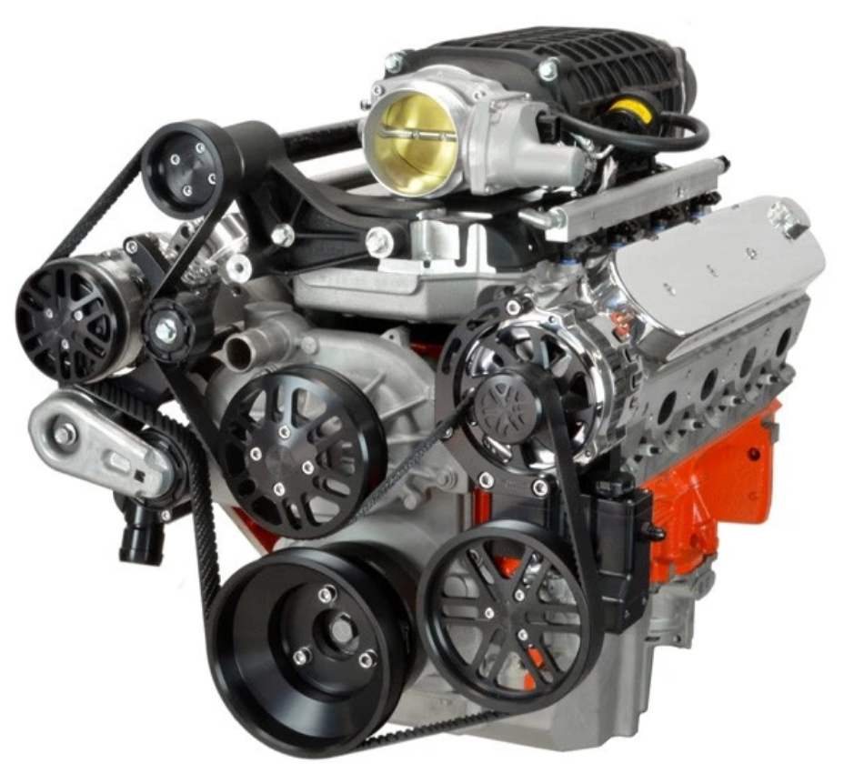 CHEVY LS VICTORY SERIES KIT FOR SUPERCHARGER, ALTERNATOR, A/C AND POWER STEERING - MAGNUSON