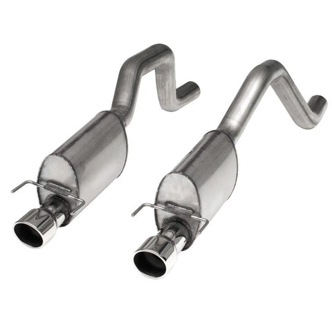 2006-2013 CORVETTE C6Z06 EXHAUST: 3" W/CHAMBERED TURBOS, STAINLESS WORKS